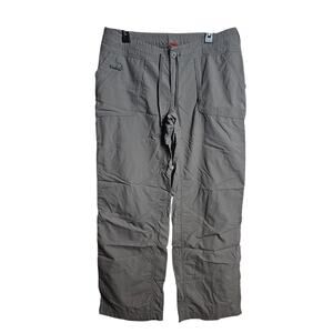 Northface Cargo Convertible Pants Womens 16 Hiking Outdoor Fishing Gray Capri